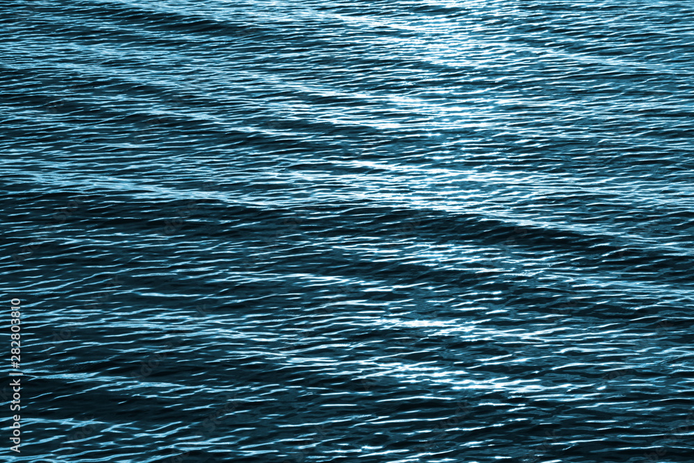 Obraz premium Wasser blau Hintergrund - Ozean - Wellen im Meer