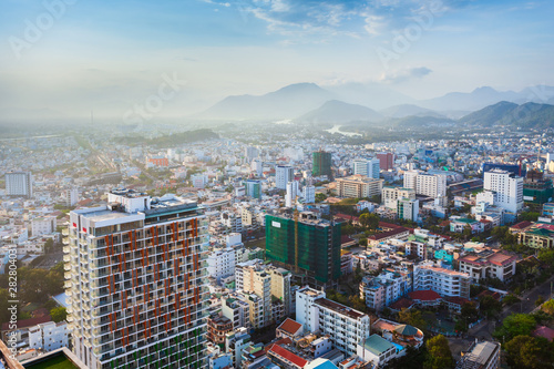 Nha Trang skyline aerial view
