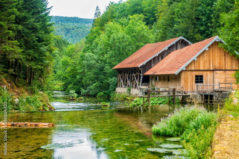 Alte Mühle im französichen Jura