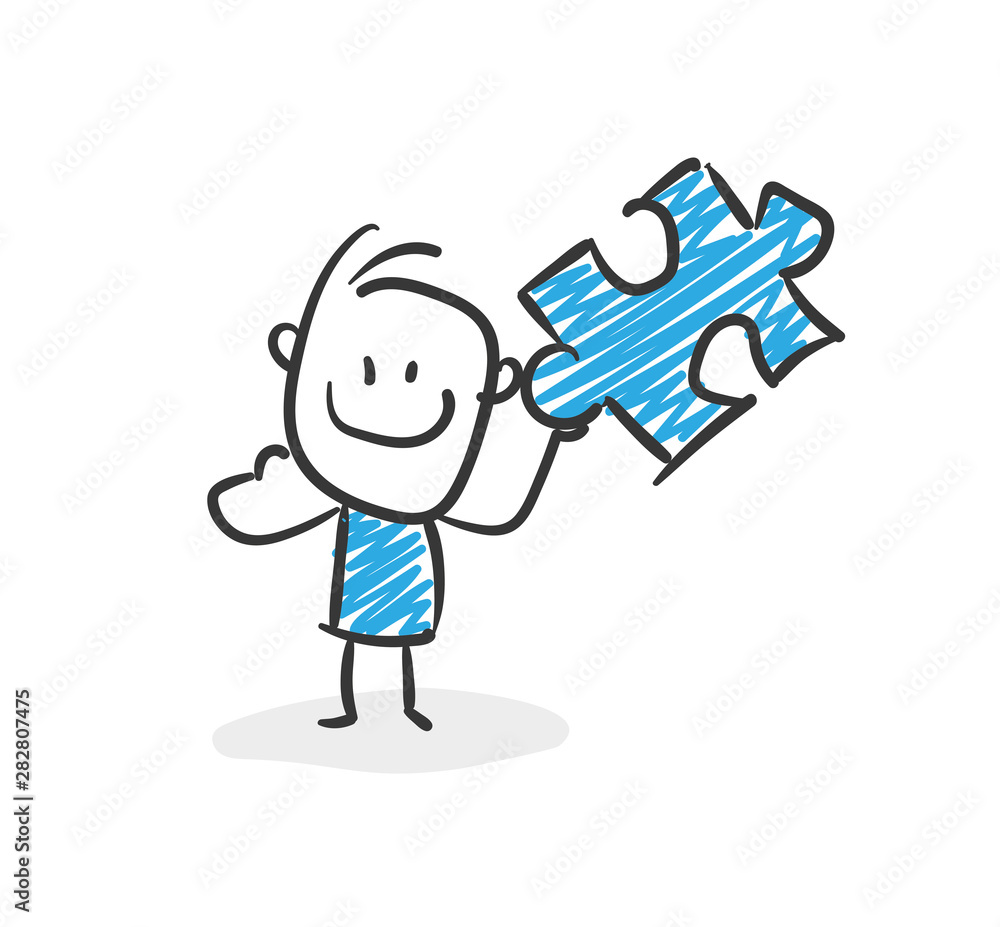 Stickman Blue: Puzzle, solution. (Nr. 32) Stickman Blue: Puzzle, solution. (Nr. 32)
