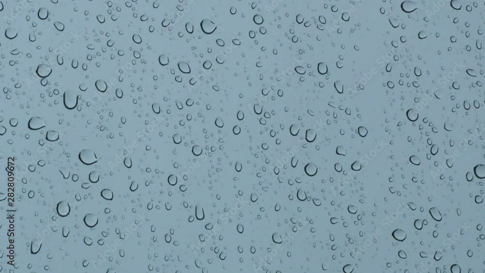 Rain drops on glass surfaces. Rain drops on glass surfaces.