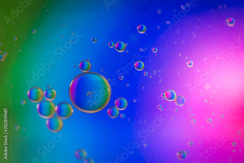 Wallpaper Mural Rainbow abstract background picture made with oil, water and soap Torontodigital.ca