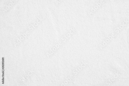 Closeup white blank thin paper texture background.
