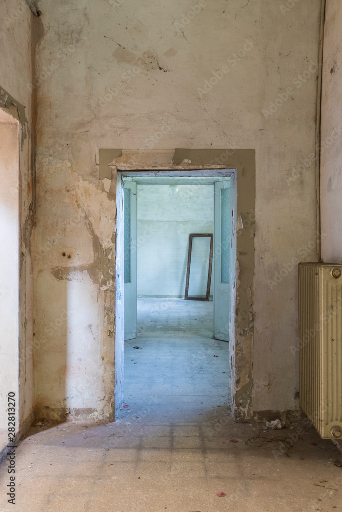 Urban exploration in an abandoned villa Urban exploration in an abandoned villa
