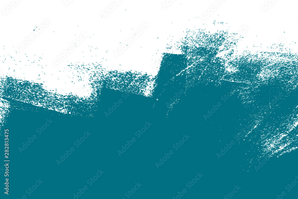 Obraz premium white and green blue paint background texture with brush strokes