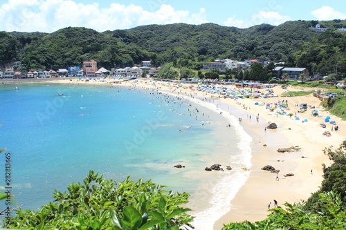 伊豆下田　夏の外浦海岸