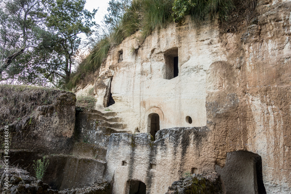 Cave settlements of Zungri in Calabria