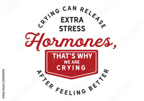Emotional Release: Crying to Reduce Stress Hormones (Minimalist Design)