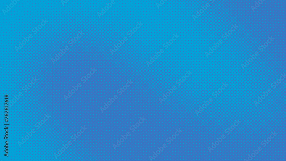 Blue pop art background in retro comic style with halftone dots, vector illustration of backdrop with isolated dots Blue pop art background in retro comic style with halftone dots, vector illustration of backdrop with isolated dots