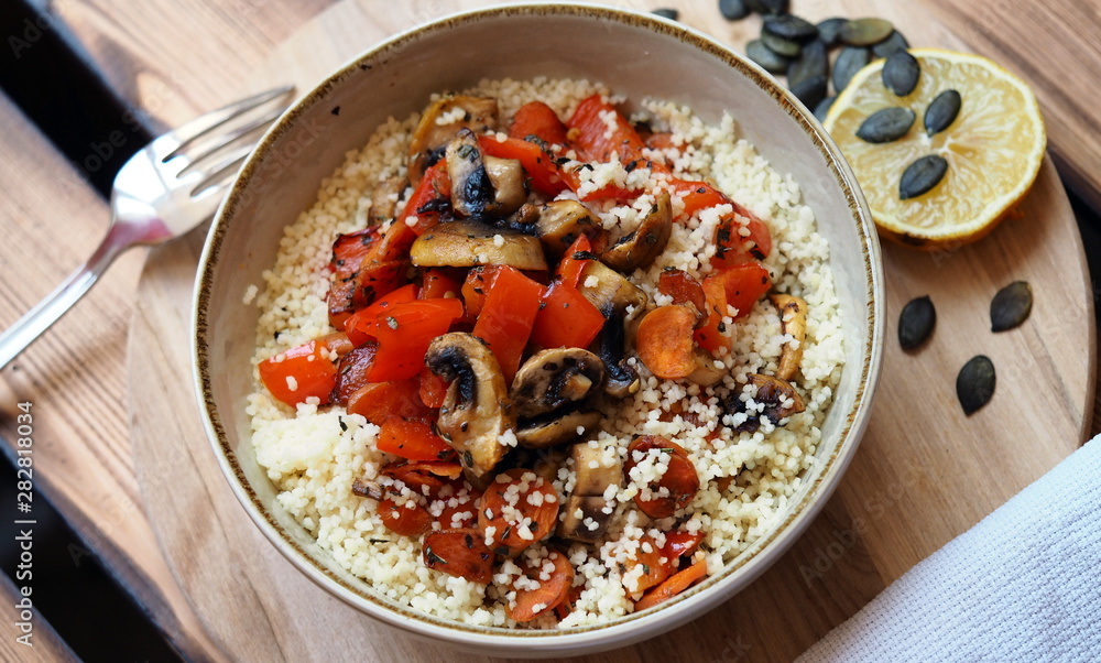 couscous with vegetables couscous with vegetables