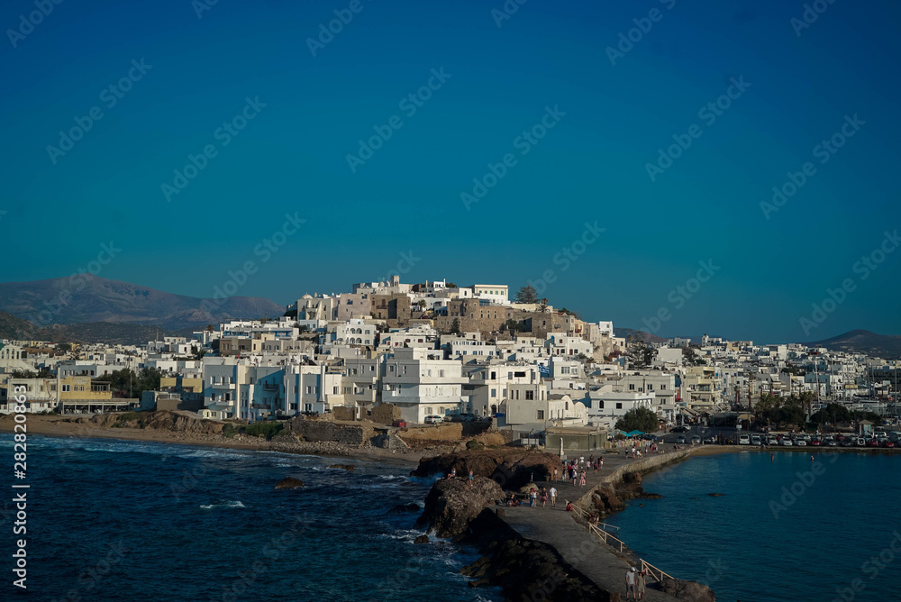 the main village of Naxos