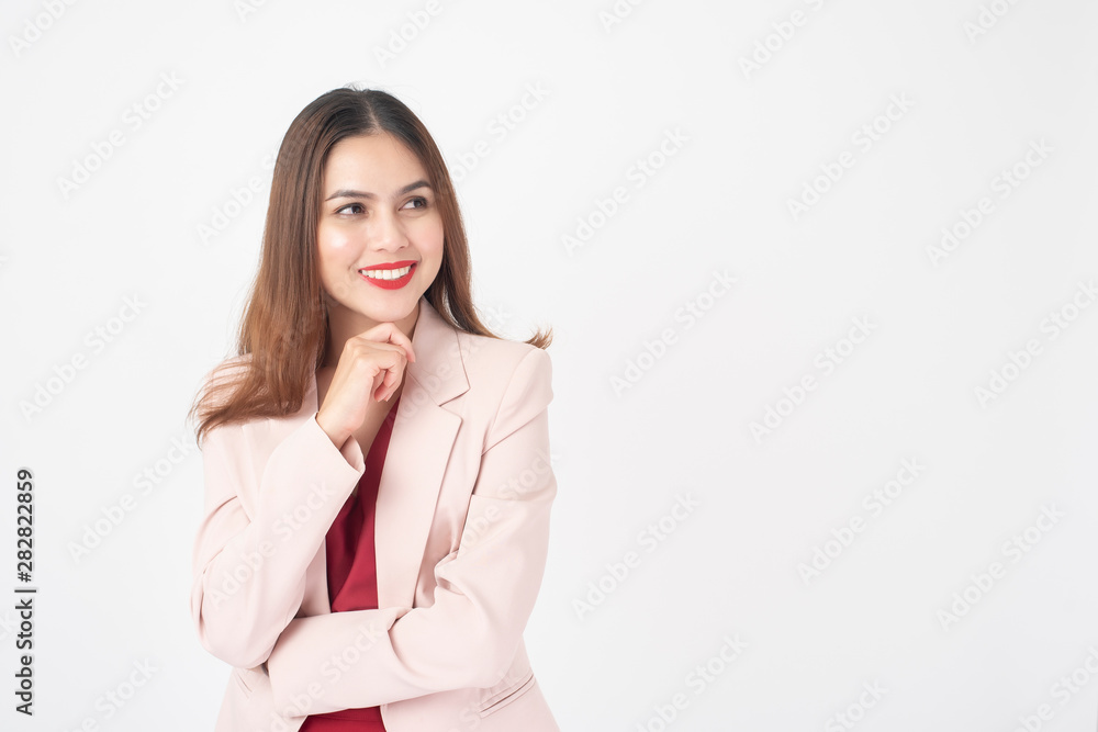 Beautiful business woman in studio Beautiful business woman in studio
