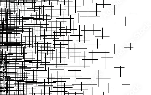 Speed vertical and horizontal lines Gradient seamless pattern Vector pixel texture Fast effect design Black elements on white background