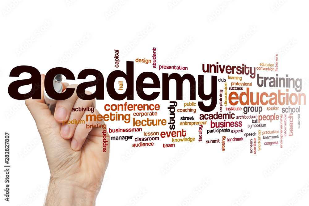 Academy word cloud