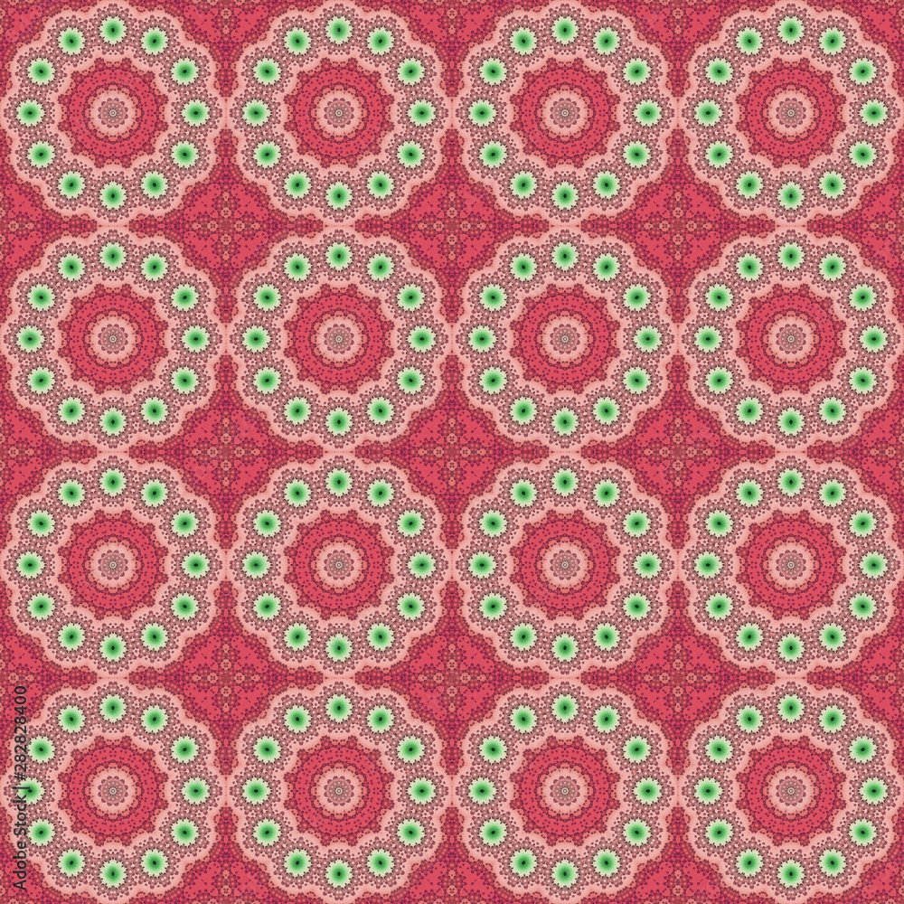 Seamless pattern mandala round graphic ornament stylish background, repeating texture circles Seamless pattern mandala round graphic ornament stylish background, repeating texture circles