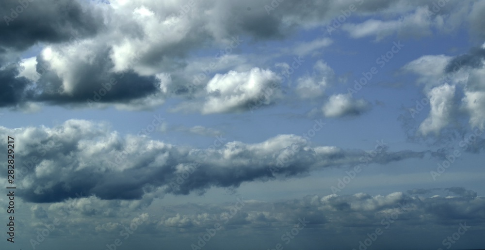 Cloud formation in summer
