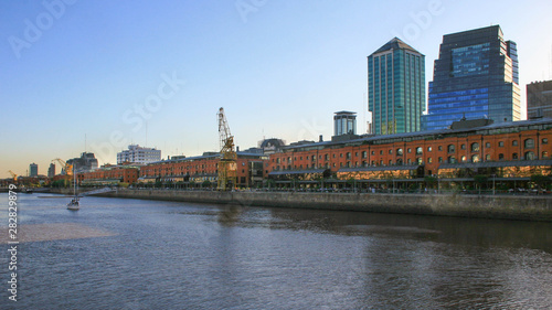 The Puerto Madero at Buenos Aires, a renovated area of the city