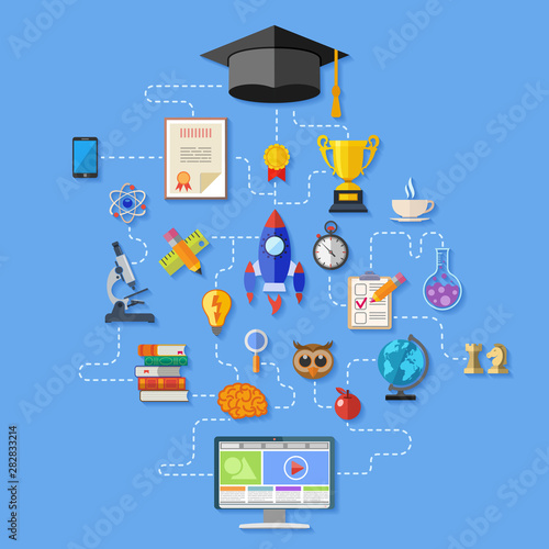Online Education Infographics