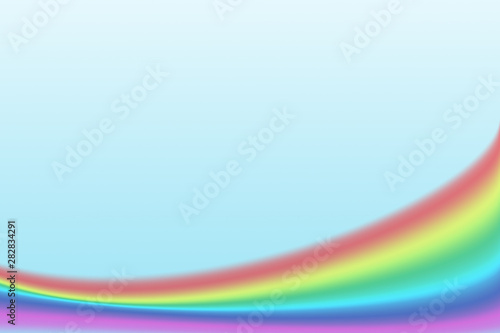 The rainbow background is used to make the background of the website or the wallpaper background © waraphot