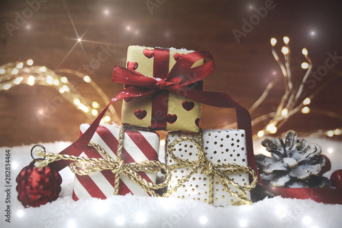 Weihnachtskarte -  Geschenk...