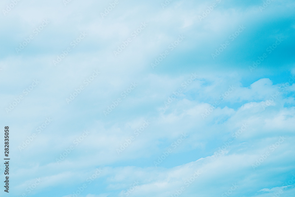 Fototapeta premium blue sky with soft clouds