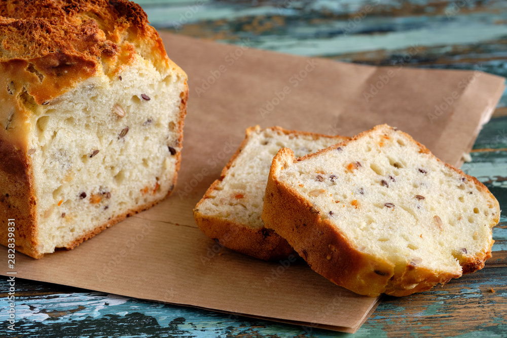 Homemade healthy bread yeast free. Background texture of bread. Homemade healthy bread yeast free. Background texture of bread.