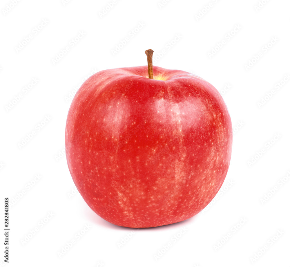 Red apple. Isolated on white background.