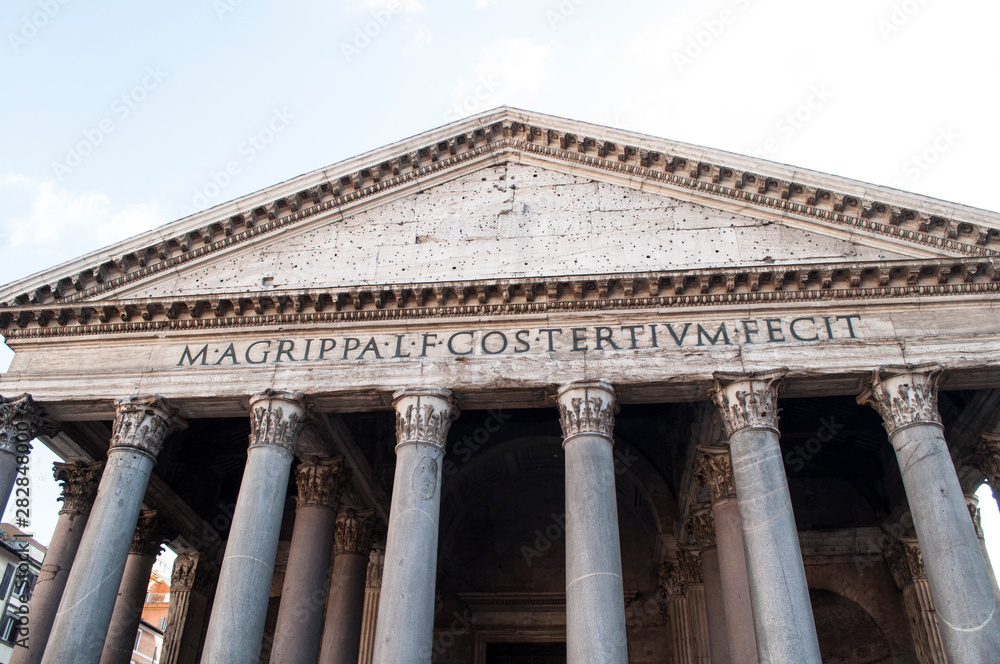 Pantheon columns Rome Italy