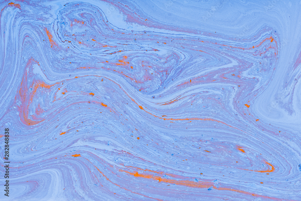 Liquid acrylic- color blot Liquid acrylic- color blot