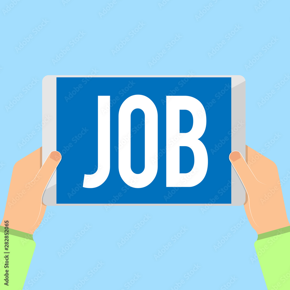 Word writing text Job. Business concept for A paid position of regular employment Occasional work Piece of task. Word writing text Job. Business concept for A paid position of regular employment Occasional work Piece of task.