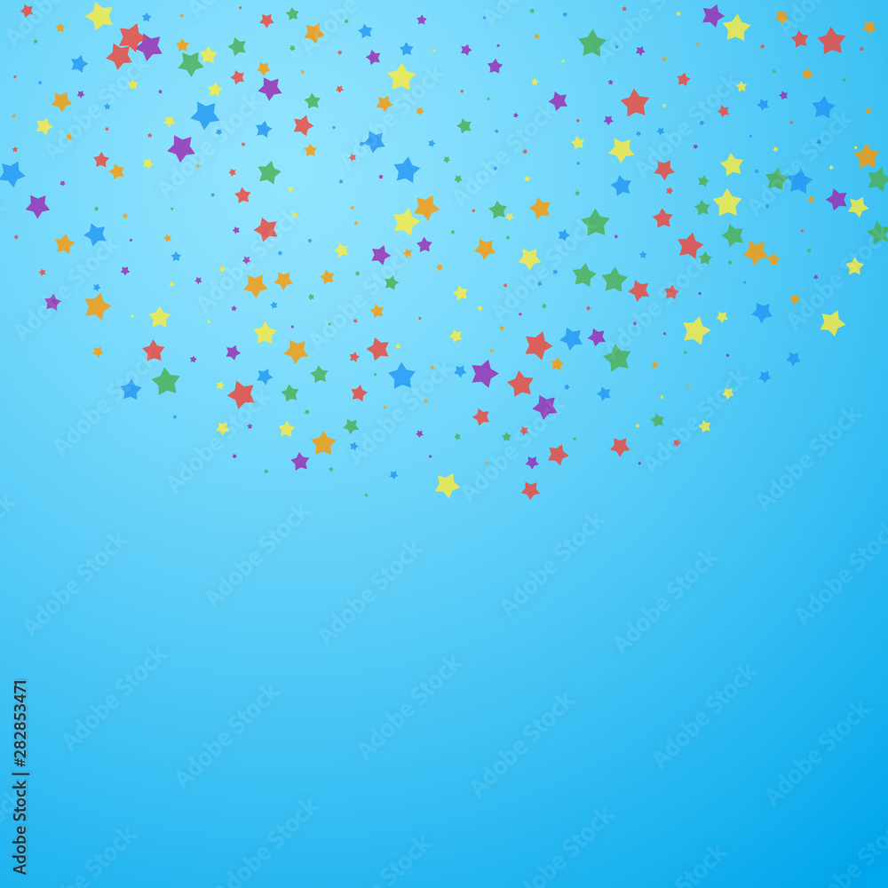 Festive confetti. Celebration stars. Joyous stars Festive confetti. Celebration stars. Joyous stars
