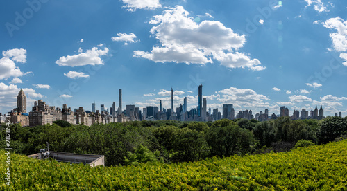 Views of Central Park from the roof top of the MET photo