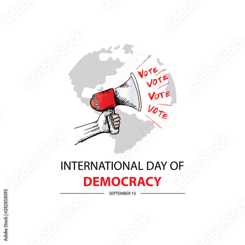 International Day of Democracy. September 15.