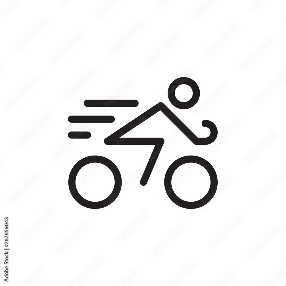 flat line bicycle icon. Logo element illustration. bicycle design. vector eps 10 . bicycle sport concept. Can be used in web and mobile flat line bicycle icon. Logo element illustration. bicycle design. vector eps 10 . bicycle sport concept. Can be used in web and mobile