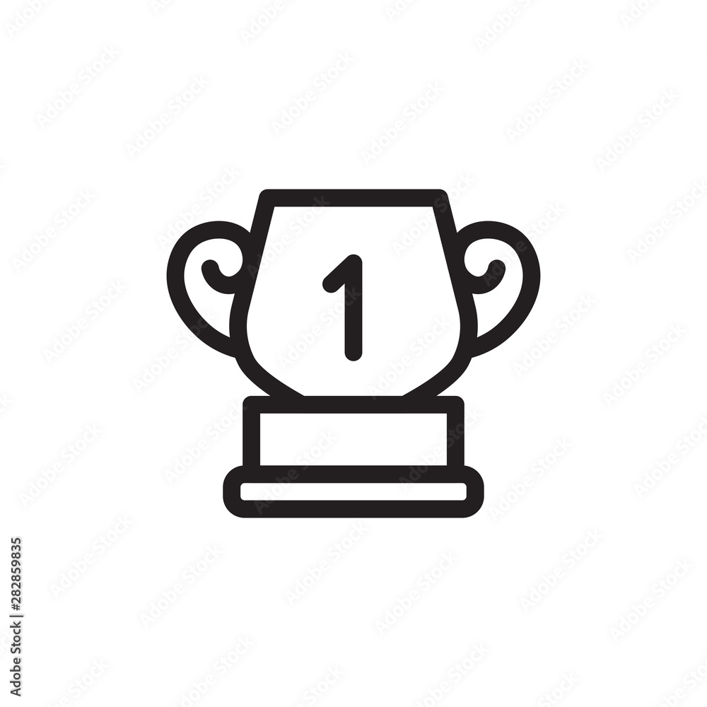 flat line winner cup icon. Logo element illustration. winner cup design. vector eps 10 . winner cup concept. Can be used in web and mobile . flat line winner cup icon. Logo element illustration. winner cup design. vector eps 10 . winner cup concept. Can be used in web and mobile .