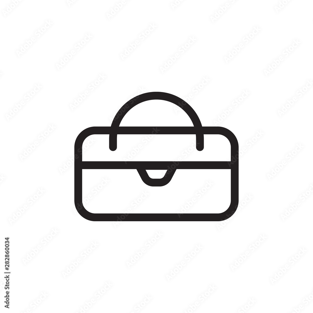 flat line woman bag icon. Logo element illustration. woman bag design. vector eps 10 . woman bag concept. Can be used in web and mobile . flat line woman bag icon. Logo element illustration. woman bag design. vector eps 10 . woman bag concept. Can be used in web and mobile .
