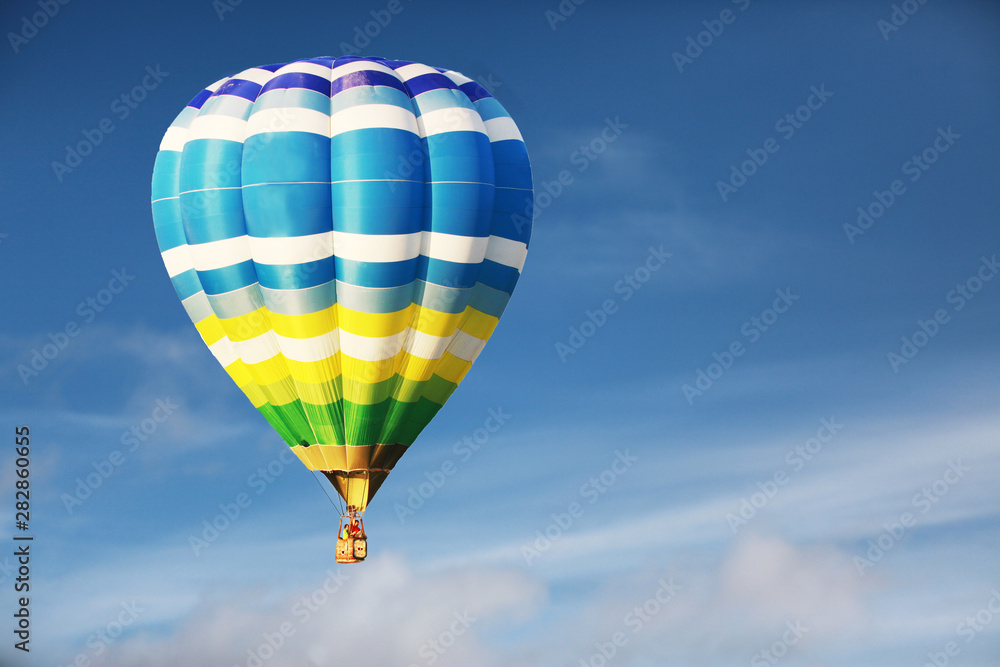 Fototapeta premium The beautiful balloon on blue sky