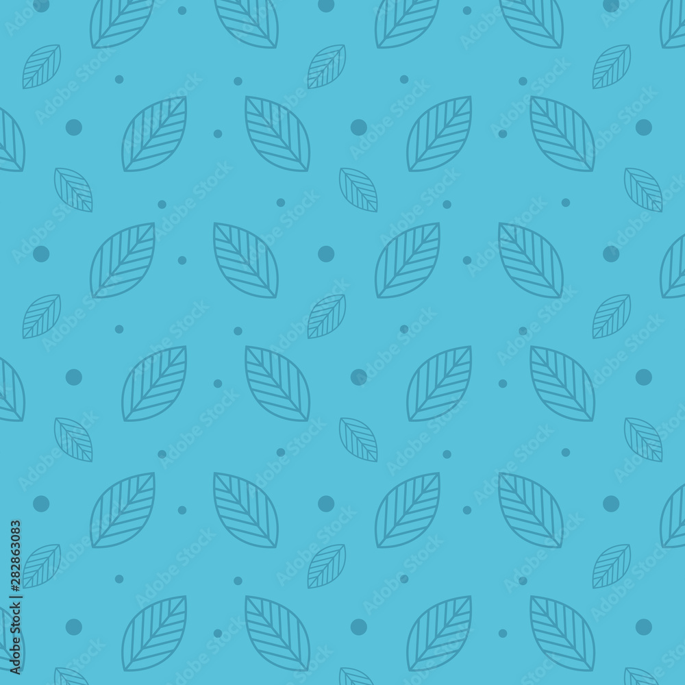 nature and tropical leaves with points design nature and tropical leaves with points design