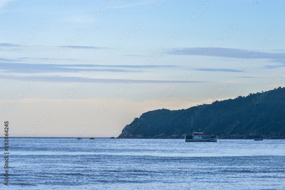 boat on the sea