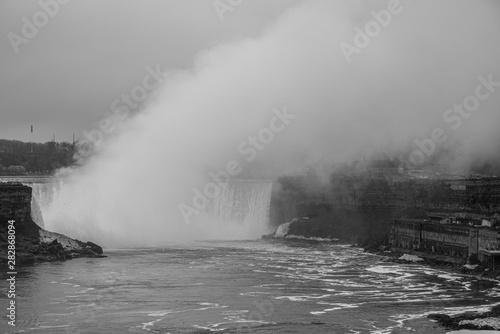 Panoramic views of Niagara falls