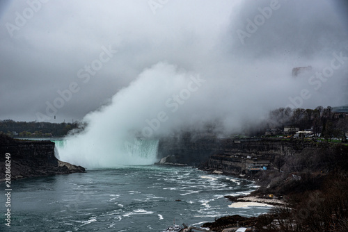 Panoramic views of Niagara falls