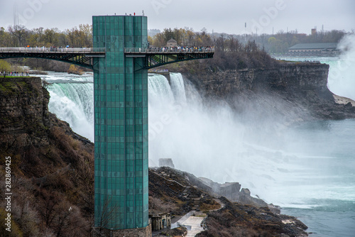 Panoramic views of Niagara falls