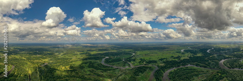 Pripyat river in Belarus from the air © Алексей Бучик
