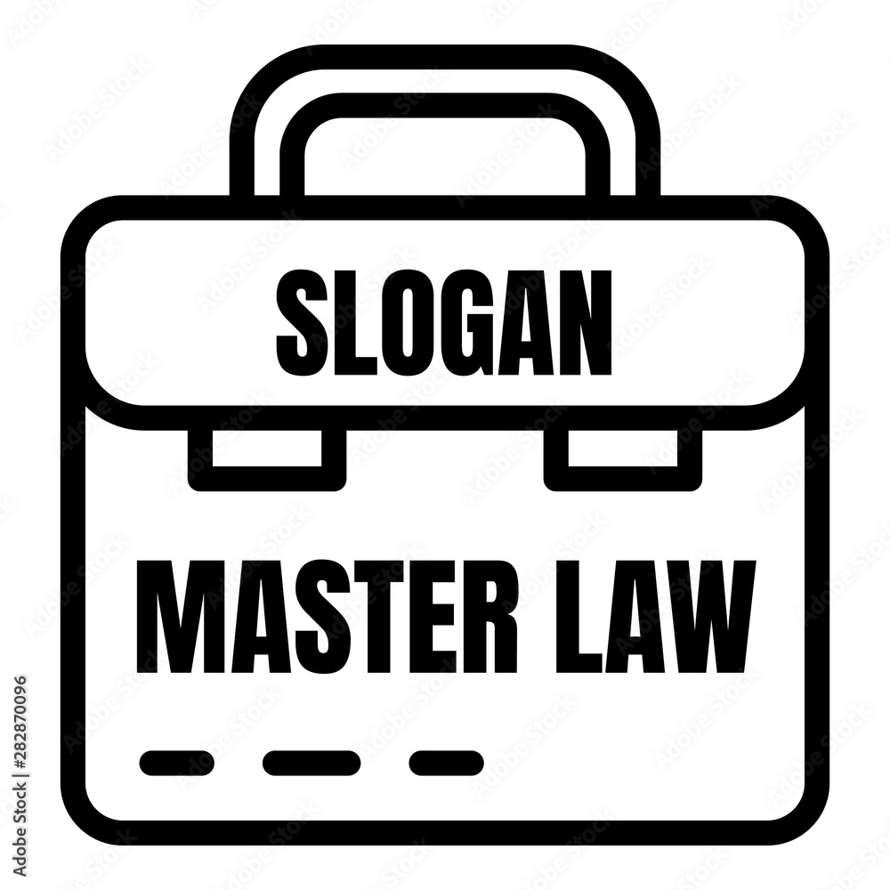 Master law icon. Outline master law vector icon for web design isolated on white background Master law icon. Outline master law vector icon for web design isolated on white background