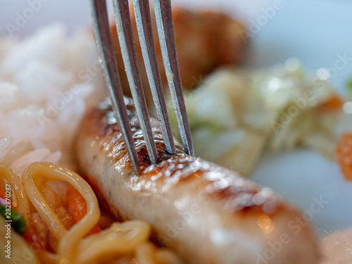 breakfast at the hotel (yummy)