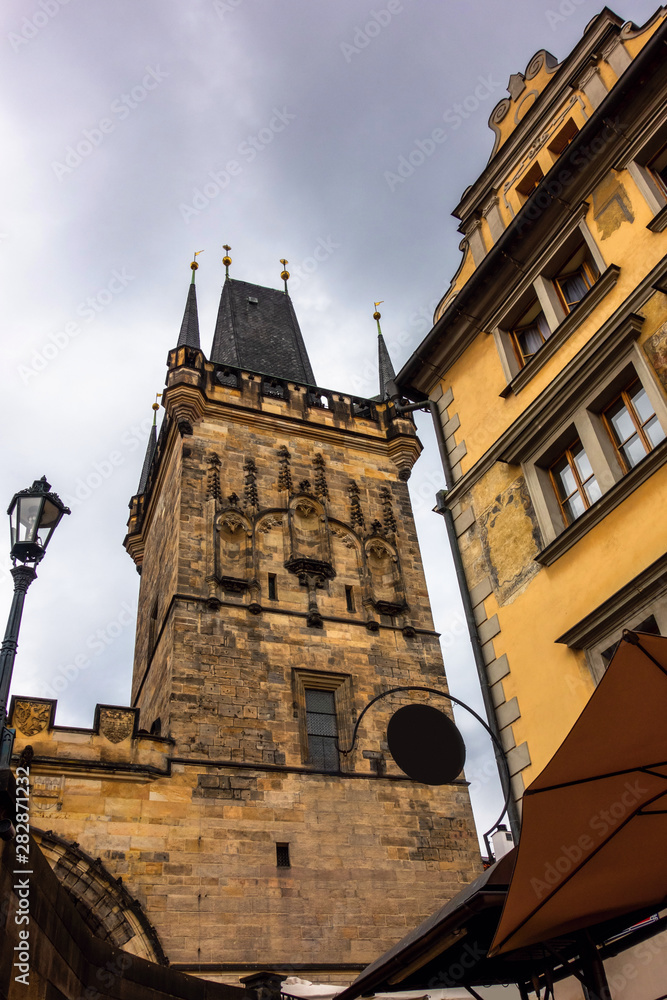 Fototapeta premium Lesser town bridge tower