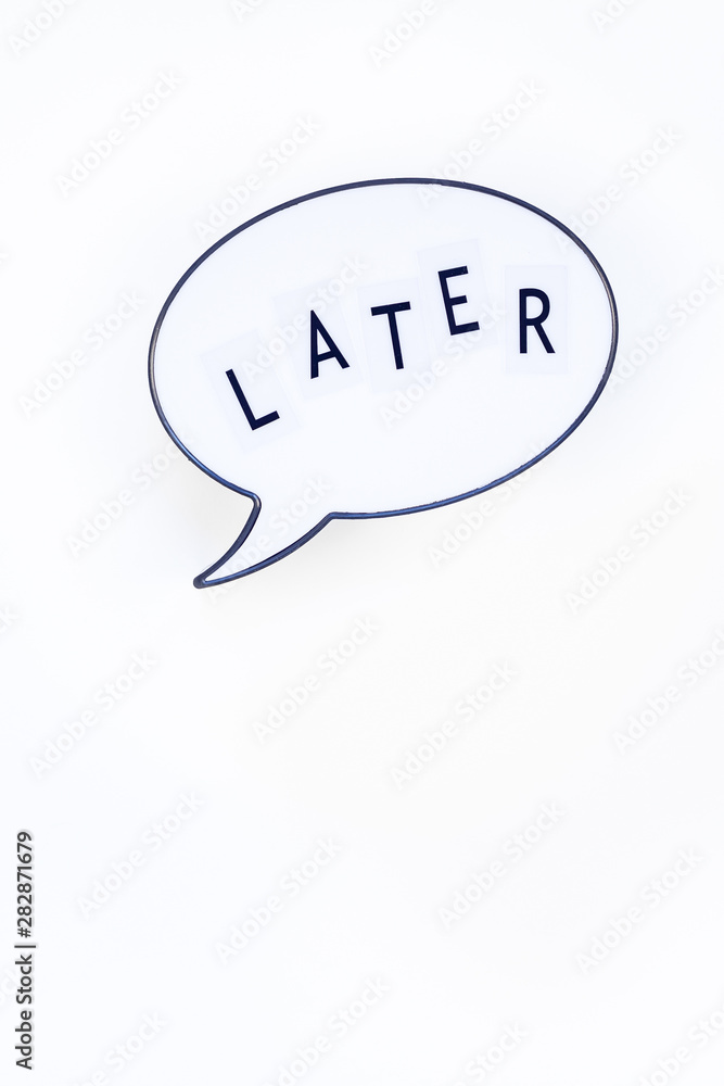 Concept of procrastination and time management Concept of procrastination and time management