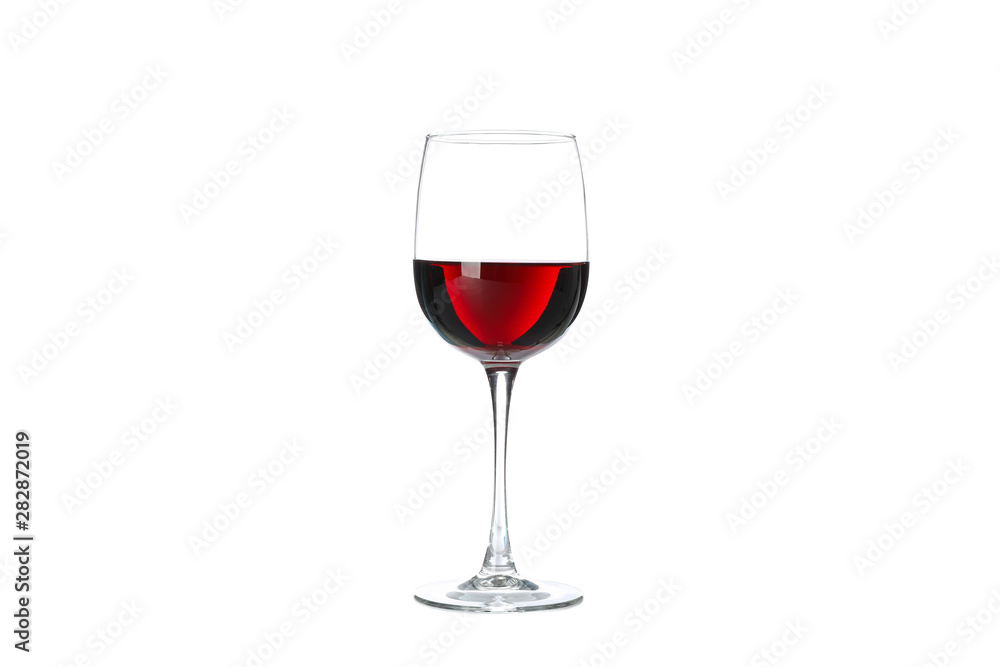Glass of red wine isolated on white background Glass of red wine isolated on white background