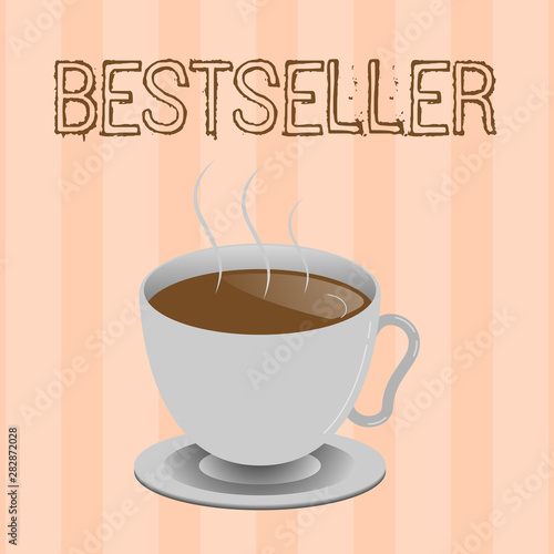 Text sign showing Bestseller. Conceptual photo Book product sold in large numbers Successful literature.