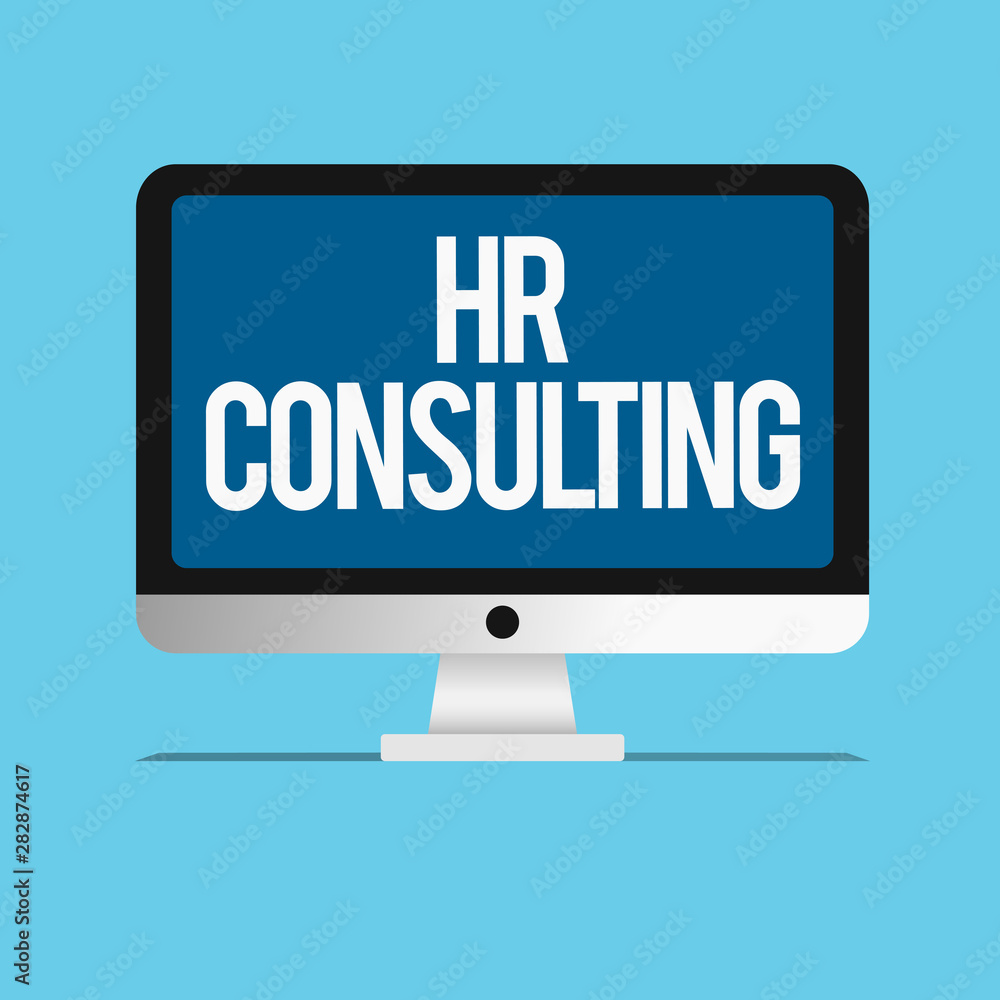 Conceptual hand writing showing Hr Consulting. Business photo showcasing Specialist advice and services provided by a third party. Conceptual hand writing showing Hr Consulting. Business photo showcasing Specialist advice and services provided by a third party.